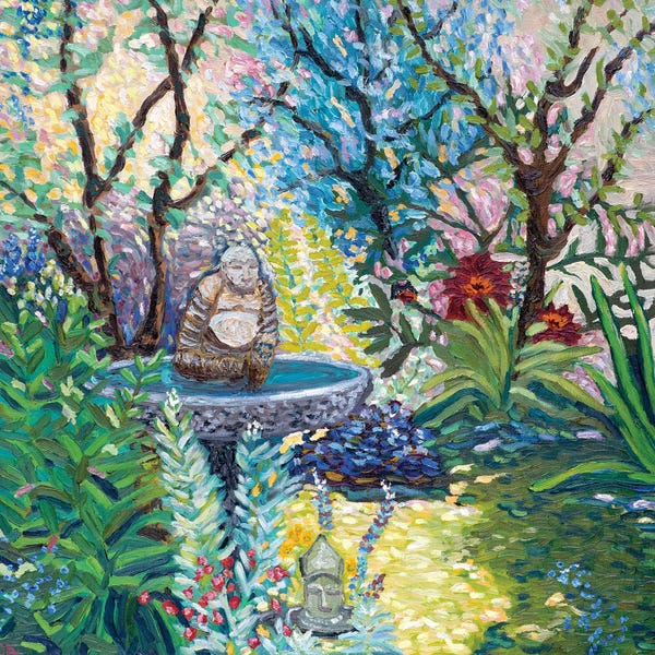 Zen Bedroom: Buddha's View by Deborah Eve Alastra