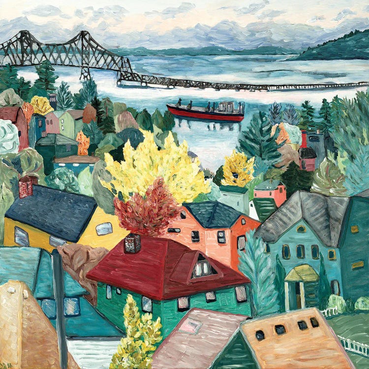 Astoria View by Deborah Eve Alastra wall art