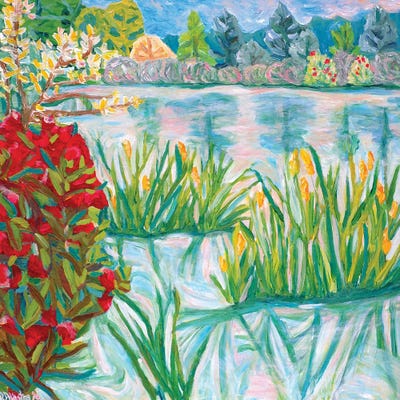 Red Rhodie by Deborah Eve Alastra canvas print