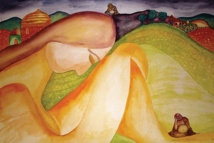 Buddha Hills by Deborah Eve Alastra wall art