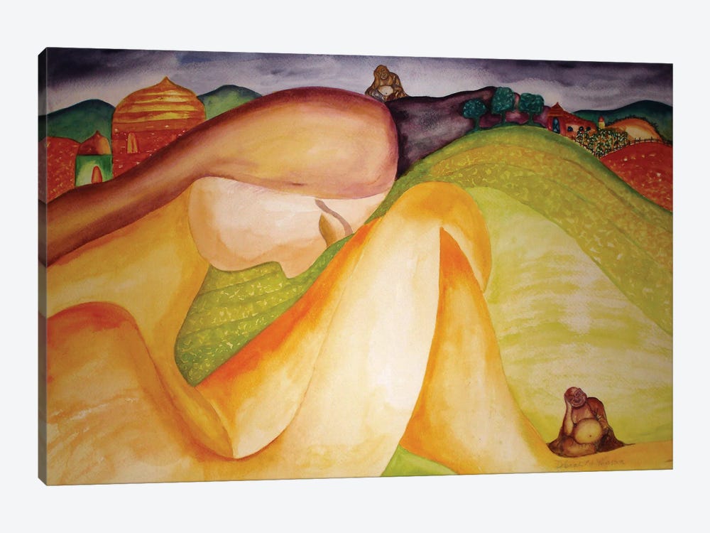Buddha Hills by Deborah Eve Alastra 1-piece Canvas Artwork