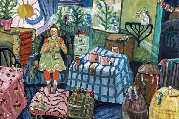 Sewing & Knitting: Faustine's Sock Parlour by Deborah Eve Alastra