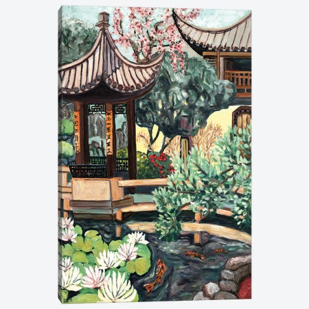 Lansu Garden Canvas Print #DBH12} by Deborah Eve Alastra Art Print