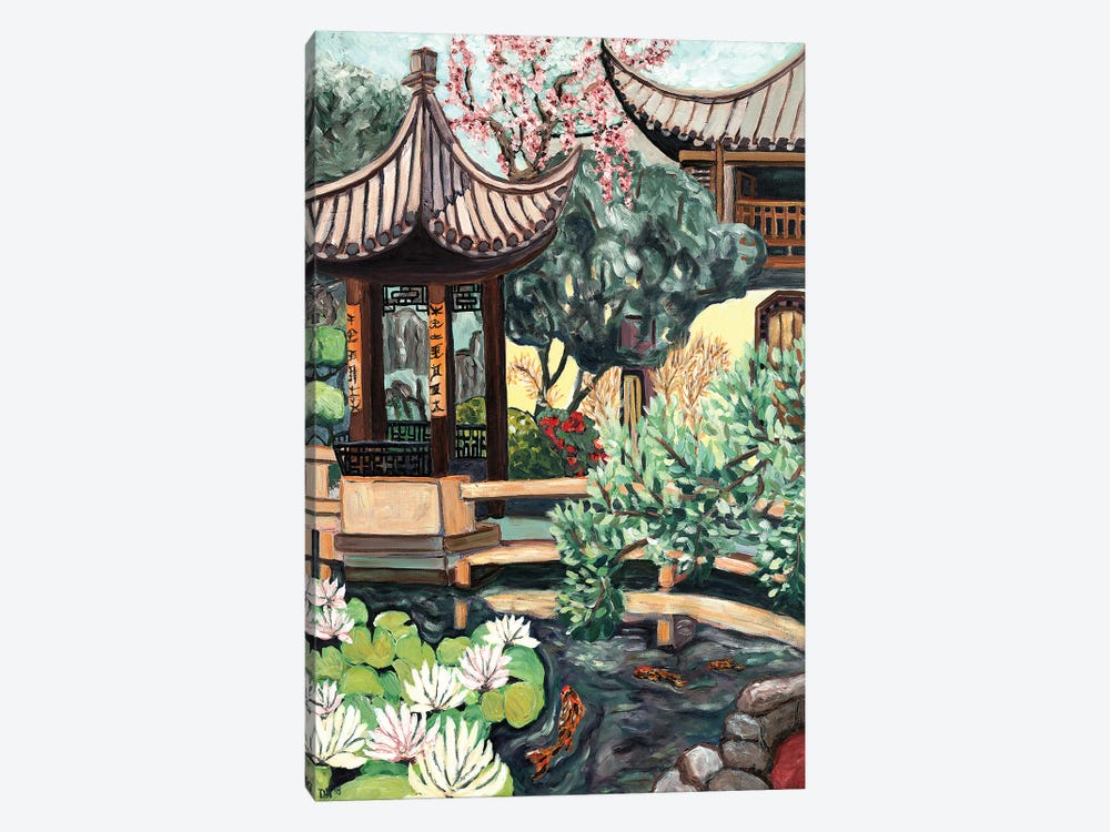 Lansu Garden by Deborah Eve Alastra 1-piece Canvas Print