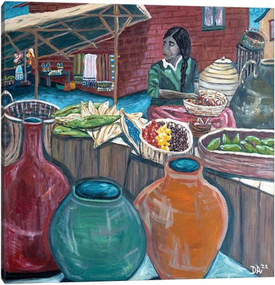 Mercado Canvas Art Print - Deborah Eve Alastra