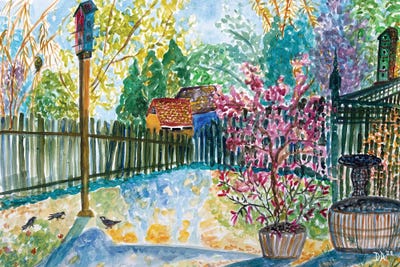 Winter's Long Shadows by Deborah Eve Alastra canvas print