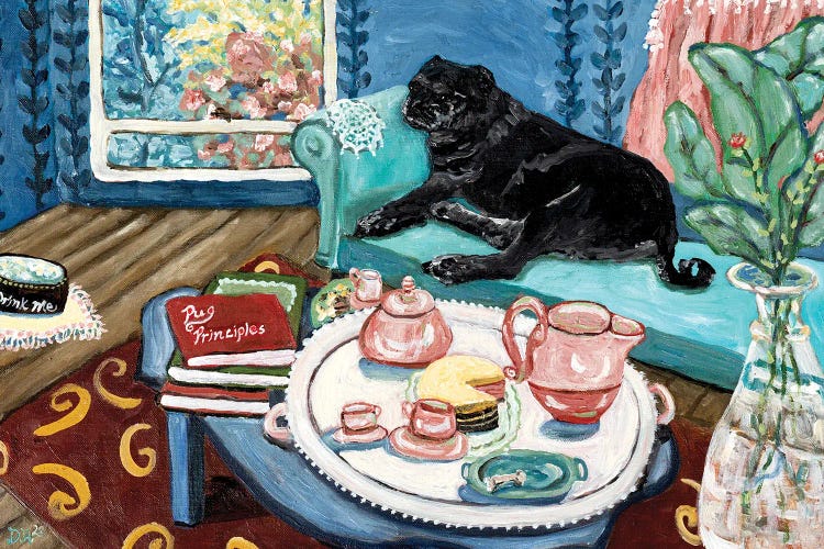 Pug Principles by Deborah Eve Alastra wall art