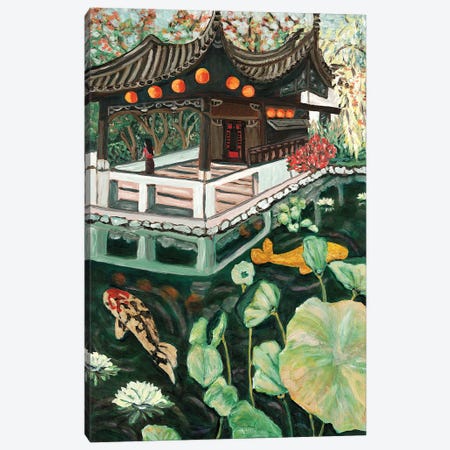 Lansu Fall Canvas Print #DBH13} by Deborah Eve Alastra Art Print