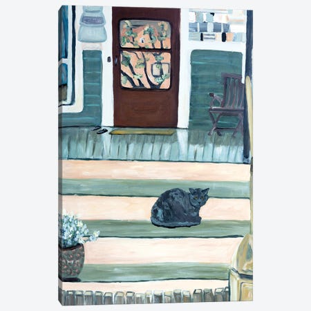 Afternoon On The Porch Canvas Print #DBH140} by Deborah Eve Alastra Canvas Art Print