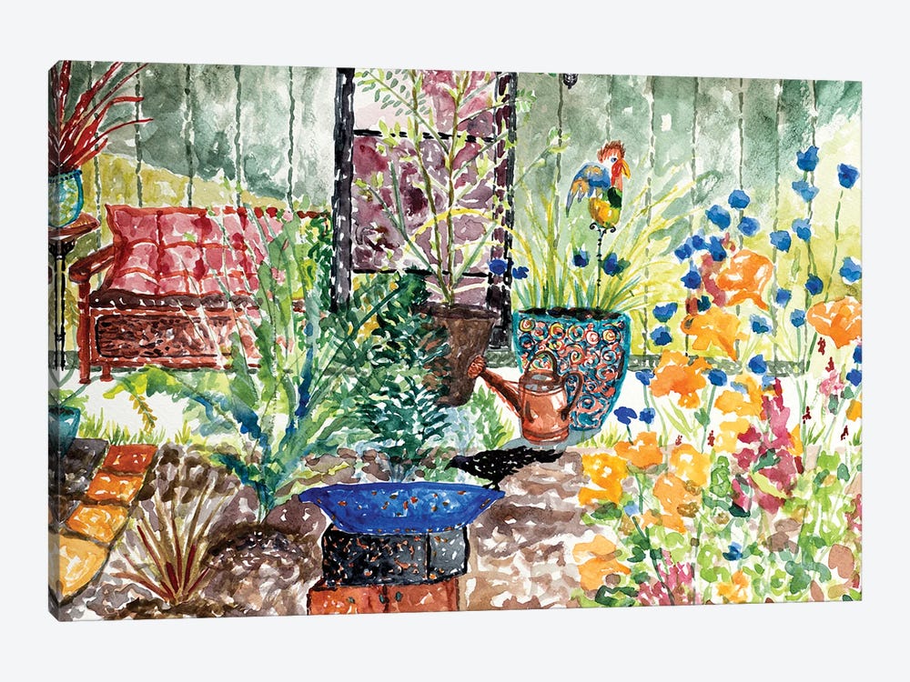 Wildflower Garden by Deborah Eve Alastra 1-piece Canvas Print