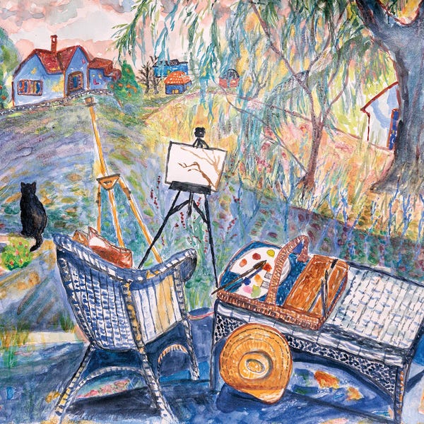 Wildflowers: Outdoor Studio by Deborah Eve Alastra