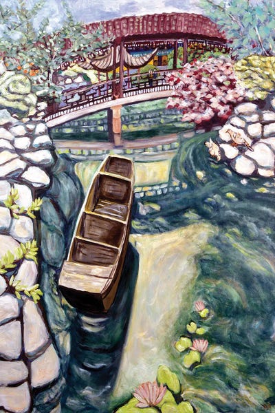 Water Lilies: Lansu Canoe by Deborah Eve Alastra
