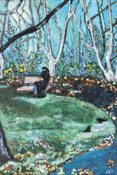 Crows: Last Of Fall Leaves by Deborah Eve Alastra