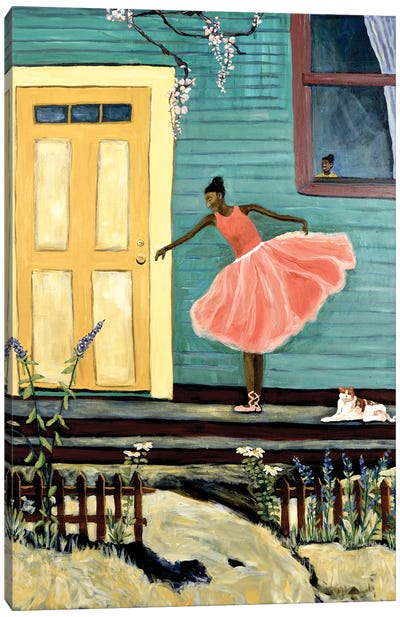 At Home In Portland Canvas Art Print - Deborah Eve Alastra