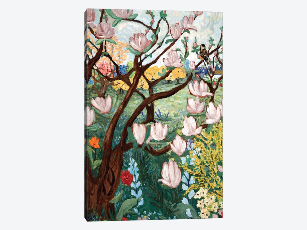Magnolia Blossoms by Deborah Eve Alastra 1-piece Canvas Wall Art