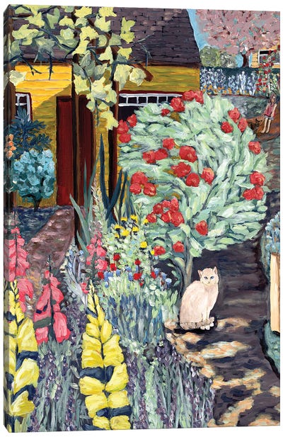Neighbor's Garden Canvas Art Print - Deborah Eve Alastra