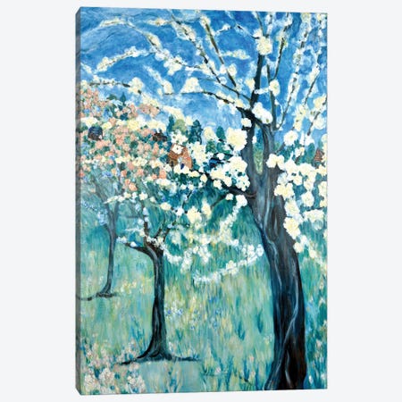 Apple Blossoms Canvas Print #DBH18} by Deborah Eve Alastra Art Print