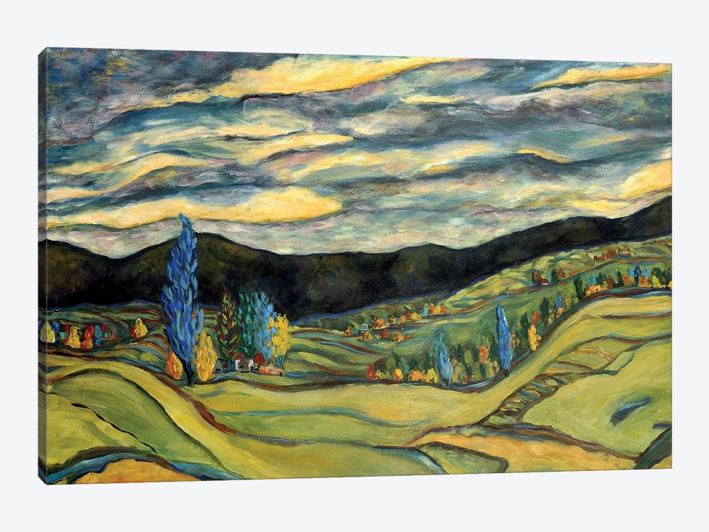 Fall Landscape by Deborah Eve Alastra 1-piece Canvas Art