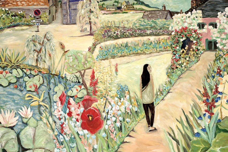 Stroll Through the Garden by Deborah Eve Alastra wall art