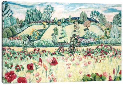 Giverny Landscape Canvas Art Print - Deborah Eve Alastra