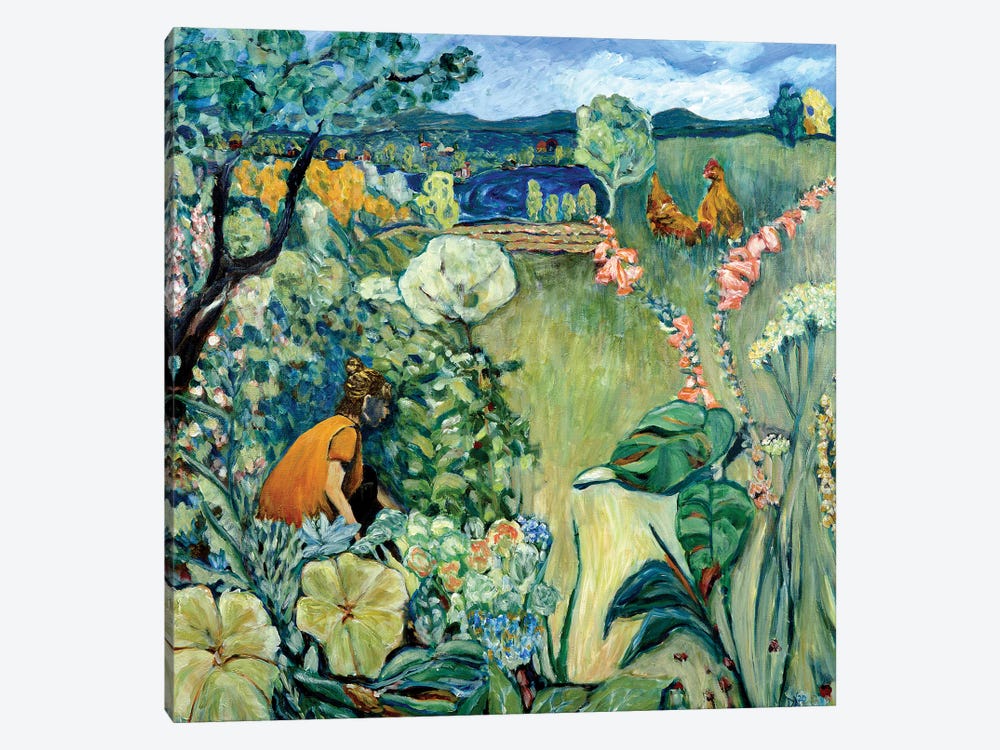 Maisha's Garden by Deborah Eve Alastra 1-piece Art Print