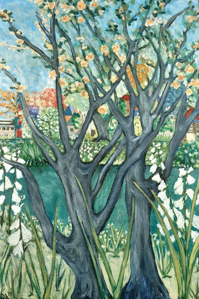 Spring View by Deborah Eve Alastra framed canvas print