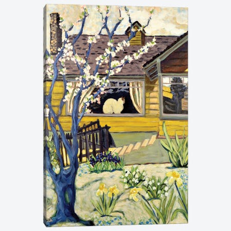 Yellow House Canvas Print #DBH59} by Deborah Eve Alastra Canvas Art Print