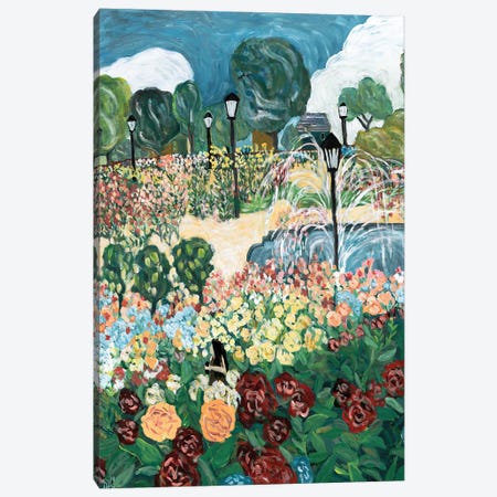 Rose Garden Canvas Print #DBH61} by Deborah Eve Alastra Canvas Wall Art