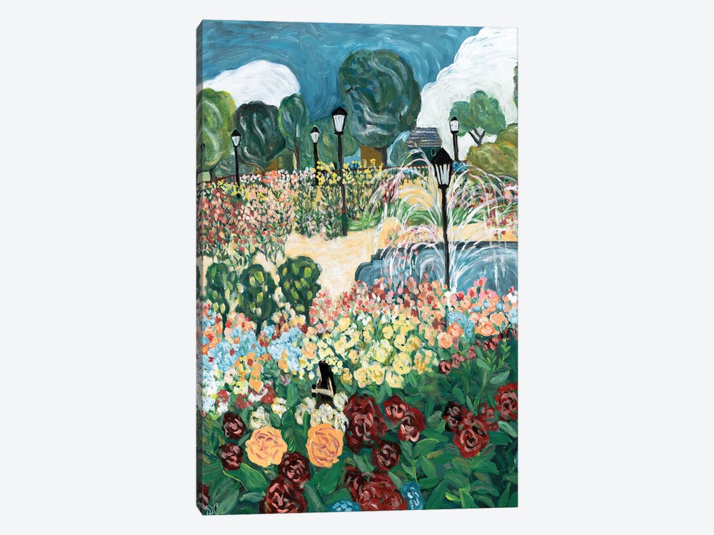 Rose Garden by Deborah Eve Alastra 1-piece Canvas Print