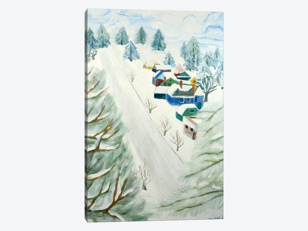 Tabor's Snow by Deborah Eve Alastra 1-piece Canvas Print