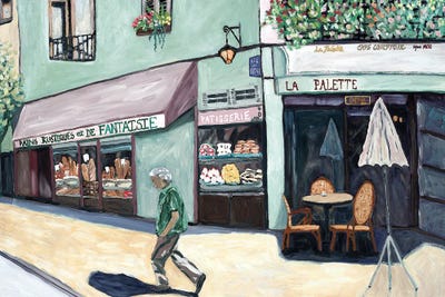 Cafe Corner by Deborah Eve Alastra canvas print