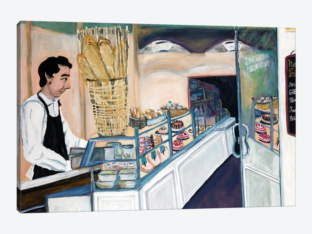 Bakery Worker St. Germain by Deborah Eve Alastra 1-piece Canvas Print
