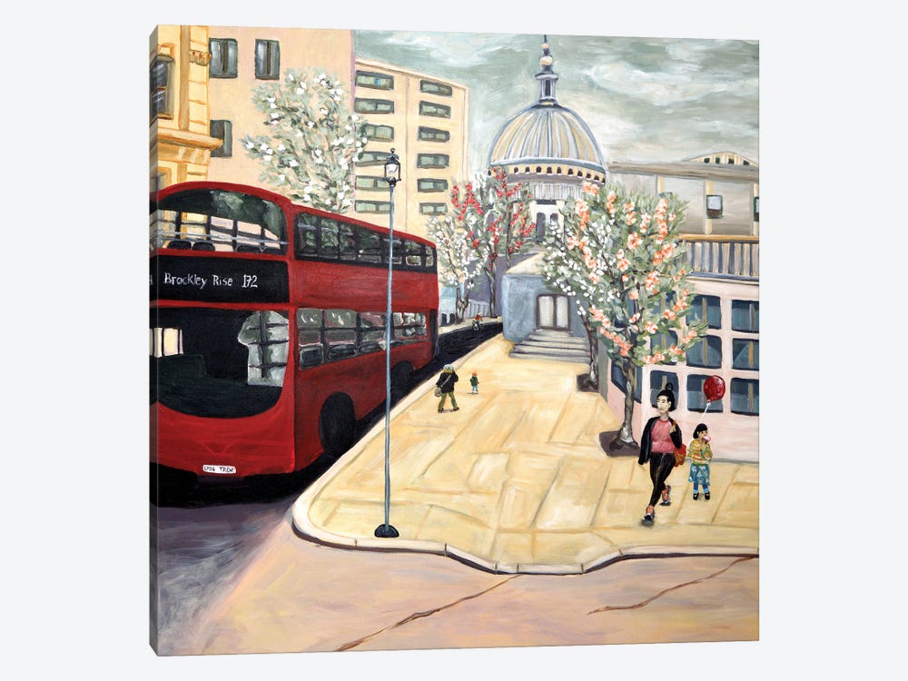 London Town by Deborah Eve Alastra 1-piece Canvas Art Print