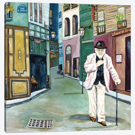 Parisien Canvas Print #DBH75} by Deborah Eve Alastra Canvas Art