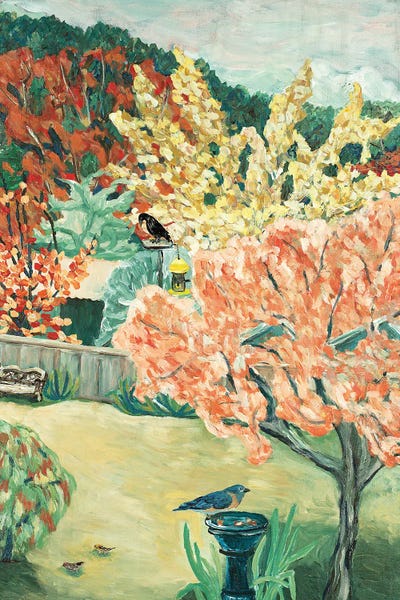 Backyard Fall by Deborah Eve Alastra art print
