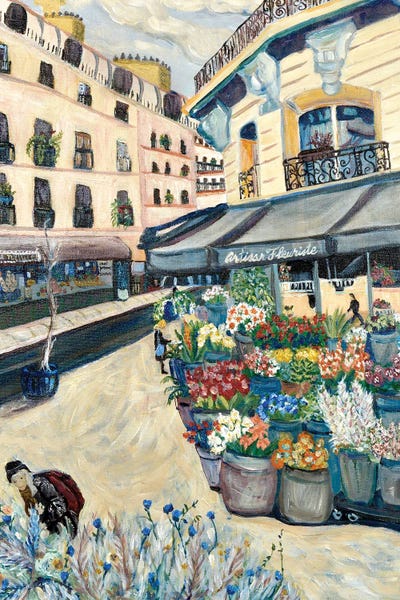 Wildflowers by Deborah Eve Alastra framed canvas print