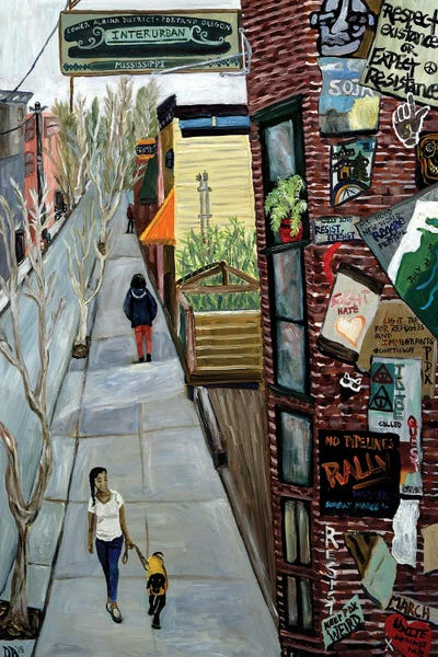 InterUrban by Deborah Eve Alastra canvas print