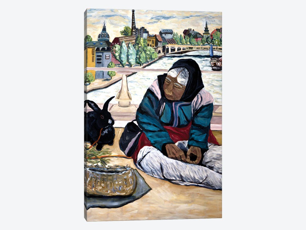 Parisians by Deborah Eve Alastra 1-piece Canvas Print