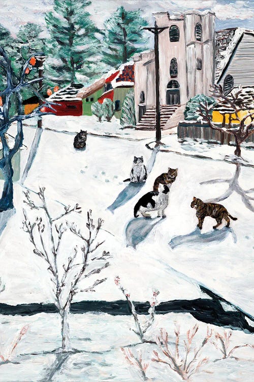 Cats On 67th by Deborah Eve Alastra wall art