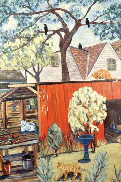 Backyard Jungle by Deborah Eve Alastra canvas print