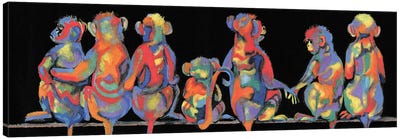 Fun Monkeys Canvas Art Print