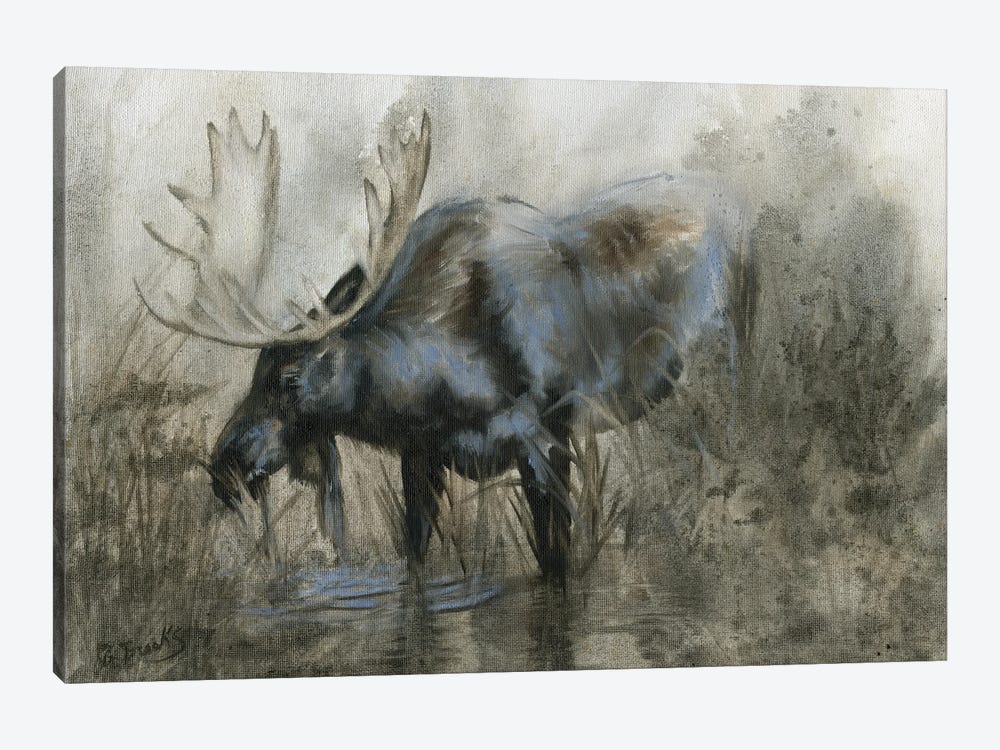 Majestic Elk by Donna Brooks 1-piece Canvas Artwork