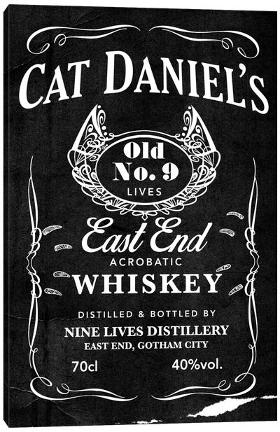 Cat Daniel's Canvas Art Print - Beer & Liquor