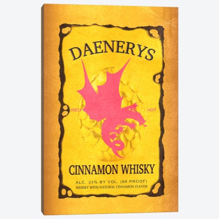 Daenerys Cinnamon Whisky Canvas Print #DBL2} by 5by5collective Canvas Artwork