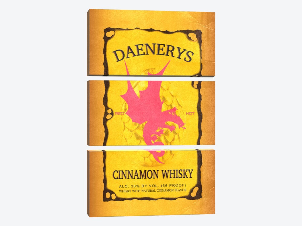 Daenerys Cinnamon Whisky by 5by5collective 3-piece Canvas Art