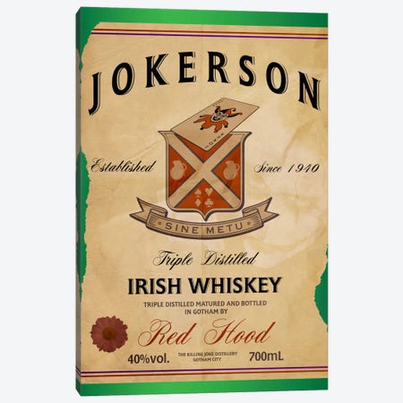 Jokerson Irish Whiskey Canvas Print #DBL3} by 5by5collective Canvas Art