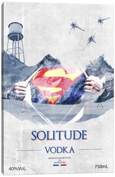 Solitude Vodka Canvas Art Print - Batman vs. Superman