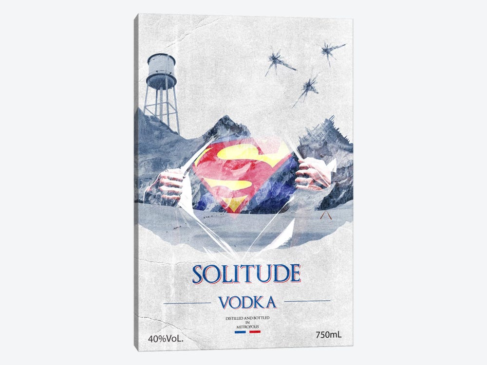 Solitude Vodka by 5by5collective 1-piece Canvas Art