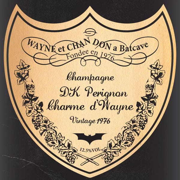 Food & Drink Posters: Wayne Et Chan Don A Batcave by 5by5collective