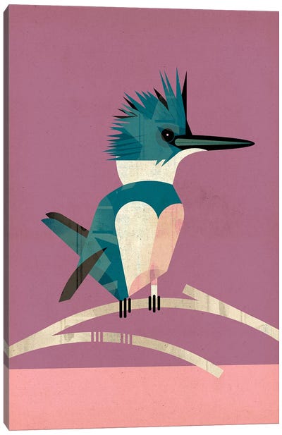 Kingfisher Canvas Art Print - Kingfishers
